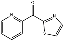 ピリジン-2-イル(チアゾール-2-イル)メタノン 化学構造式