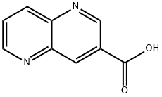 1,5-萘啶-3-羧酸 结构式