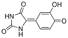 Hydantoin, 5-(3-hydroxy-4-oxo-2,5-cyclohexadien-1-ylidene)- (7CI)|
