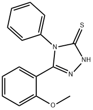3-(2-METHOXYPHENYL)-4-PHENYL-1,2,4-TRIAZOLE-5-THIOL Structure