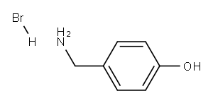 4-HYDROXYBENZYLAMINE HYDROBROMIDE Structure