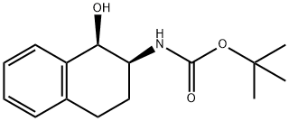 (1R,2S)-cis-2-(Boc-aMino)-1,2,3,4-tetrahydro-1-naphthol Struktur