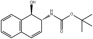(1R,2R)-trans-2-(Boc-aMino)-1,2-dihydro-1-naphthol Structure
