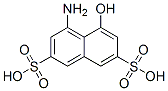 重氮化的4-氨基-5-羟基-2,7-萘二磺酸与重氮化的4-硝基-1,3-苯二胺和间苯二酚的偶合钾钠盐 结构式