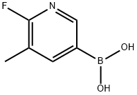 2-氟-3-甲基吡啶-5-硼酸,904326-92-7,结构式