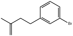 4-(3-Bromophenyl)-2-methylbut-1-ene Structure