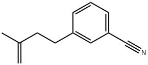 4-(3-CYANOPHENYL)-2-METHYL-1-BUTENE Structure