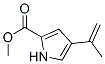 1H-Pyrrole-2-carboxylicacid,4-(1-methylethenyl)-,methylester(9CI) 结构式