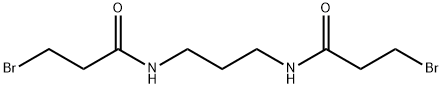 3-bromo-N-[3-(3-bromopropanoylamino)propyl]propanamide 结构式