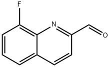 8-FLUOROQUINOLINE-2-CARBALDEHYDE Struktur