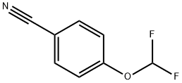 4-(二氟甲氧基)苯腈, 90446-25-6, 结构式