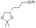 (S)-4,5-ISOPROPYLIDENE HEXANONITRILE Structure