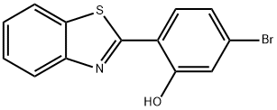 2-(苯并噻唑-2-基)-5-溴苯酚 结构式