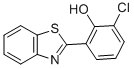 2-(2-Benzothiazolyl)-6-chlorophenol 结构式