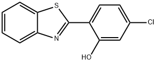 2-(2-BENZOTHIAZOLYL)-5-CHLOROPHENOL 结构式