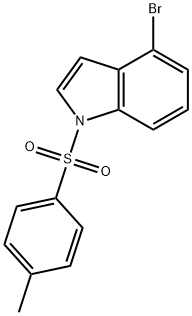 4-bromo-1-tosylindole 结构式