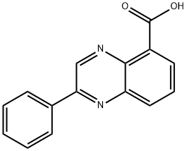 2-PHENYL-QUINOXALINE-5-CARBOXYLIC ACID Structure