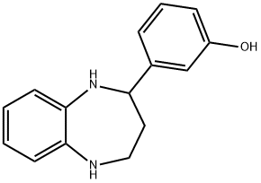3-(2,3,4,5-TETRAHYDRO-1H-BENZO[B][1,4]DIAZEPIN-2-YL)-PHENOL, 904813-70-3, 结构式