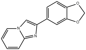 2-BENZO[1,3]DIOXOL-5-YL-IMIDAZO[1,2-A]PYRIDINE Structure