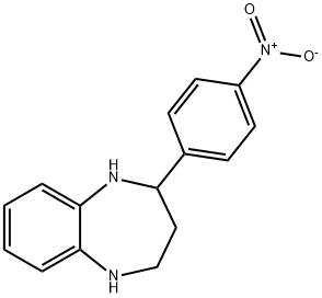 2-(4-NITRO-PHENYL)-2,3,4,5-TETRAHYDRO-1H-BENZO[B][1,4]DIAZEPINE Structure