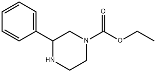 3-PHENYL-PIPERAZINE-1-CARBOXYLIC ACID ETHYL ESTER Structure