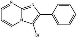 3-BROMO-2-PHENYL-IMIDAZO[1,2-A]PYRIMIDINE Structure