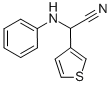 α-(フェニルアミノ)-3-チオフェンアセトニトリル 化学構造式