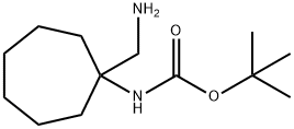 (1-AMINOMETHYL-CYCLOHEPTYL)-CARBAMIC ACID TERT-BUTYL ESTER, 904817-67-0, 结构式