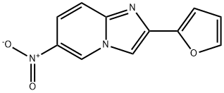 2-FURAN-2-YL-6-NITRO-IMIDAZO[1,2-A]PYRIDINE 结构式