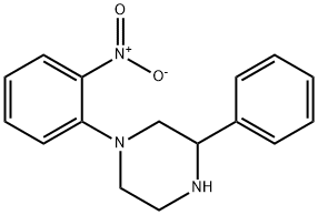 1-(2-NITRO-PHENYL)-3-PHENYL-PIPERAZINE Structure