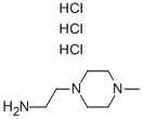 2-(4-甲基-1-哌嗪)-乙胺盐酸盐 结构式