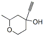 Pyran-4-ol, 4-ethynyltetrahydro-2-methyl- (7CI) Structure