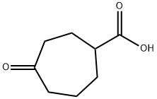 4-OXO-2-CARBOXYCYCLOHEPTANE Struktur