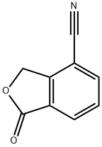 1-氧代-1,3-二氢异苯并呋喃-4-甲腈 结构式
