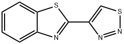 Benzothiazole, 2-(1,2,3-thiadiazol-4-yl)- (7CI),90484-13-2,结构式