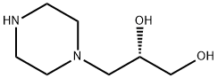 (S)-3-(Piperazin-1-yl)propane-1,2-diol Structure