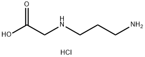 N-(3-氨丙基)氨基乙酸二盐酸盐,90495-95-7,结构式