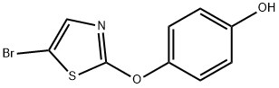 4-(5-BROMOTHIAZOL-2-YLOXY)PHENOL 化学構造式