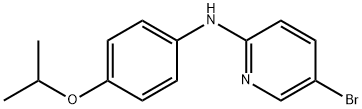 (5-Bromo-pyridin-2-yl)-(4-isopropoxy-phenyl)-amine Structure