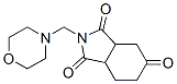 1H-Isoindole-1,3,5(2H,4H)-trione,  tetrahydro-2-(4-morpholinylmethyl)- Structure