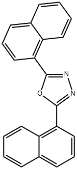 2,5-BIS(1-NAPHTHYL)-1,3,4-OXADIAZOLE Struktur