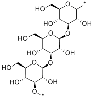 Β-1,3-グルカン EUGLENA GRACILIS(ミドリムシ) 化学構造式