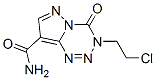 3-(2-chloroethyl)-3,4-dihydro-4-oxopyrazolo(5,1-d)-1,2,3,5-tetrazine-8-carboxamide 结构式