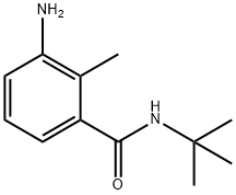 3-amino-N-(tert-butyl)-2-methylbenzamide Struktur