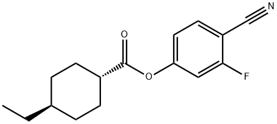 4-CYANO-3-FLUOROPHENYL TRANS-4-ETHYLCYCLOHEXANECARBOXYLATE|反式-4-乙基环己烷羧酸-4-氰基-3-氟苯酯