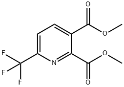 diMethyl 6-(trifluoroMethyl)pyridine-2,3-dicarboxylate Structure