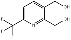 (6-(trifluoroMethyl)pyridine-2,3-diyl)diMethanol Structure