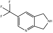 3-(三氟甲基)-6,7-二氢-5H-吡咯并[3,4-B]吡啶, 905273-66-7, 结构式