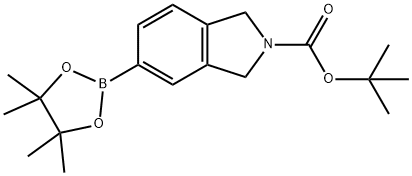 N-BOC-异吲哚啉-5-硼酸频哪醇酯, 905273-91-8, 结构式
