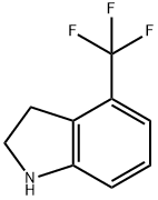 4-(トリフルオロメチル)インドリン 化学構造式